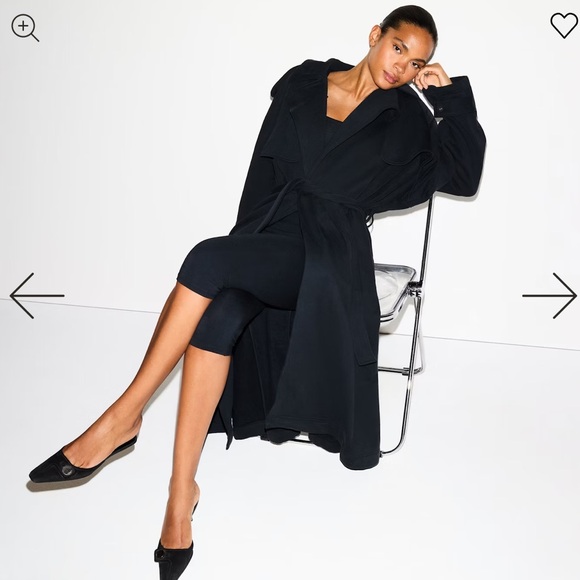 New with tags Skims BOYFRIEND FLEECE
OVERSIZED TRENCH COAT - Picture 6 of 10